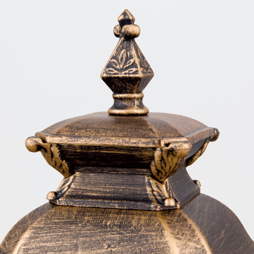 Buitenlamp AIKO 1xE27/60W/230V 59 cm IP23 brons/patina