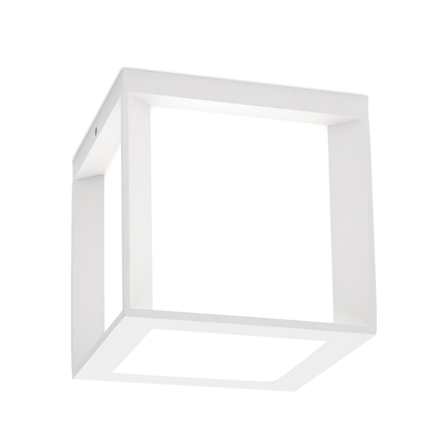 Buitenlamp HENRY 1xE27/15W/230V 16x16 cm IP44 wit