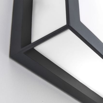 Buitenlamp HENRY 2xE27/15W/230V IP44 antraciet