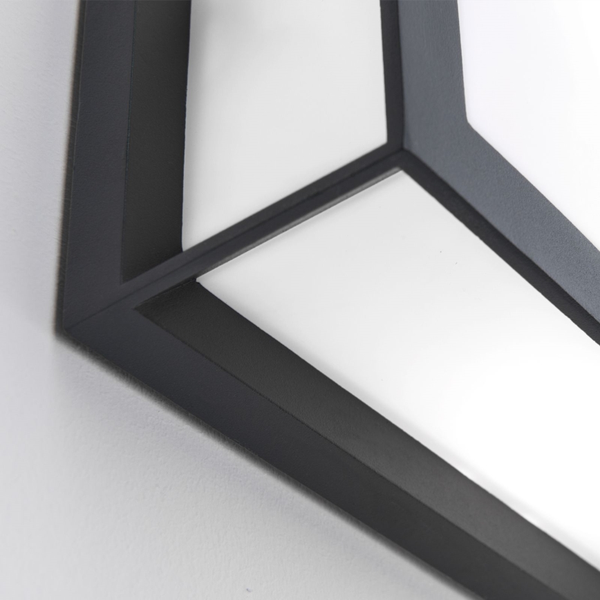 Buitenlamp HENRY 2xE27/15W/230V IP44 antraciet