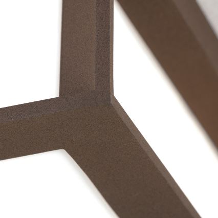 Buitenlamp HENRY 2xE27/15W/230V IP44 bruin