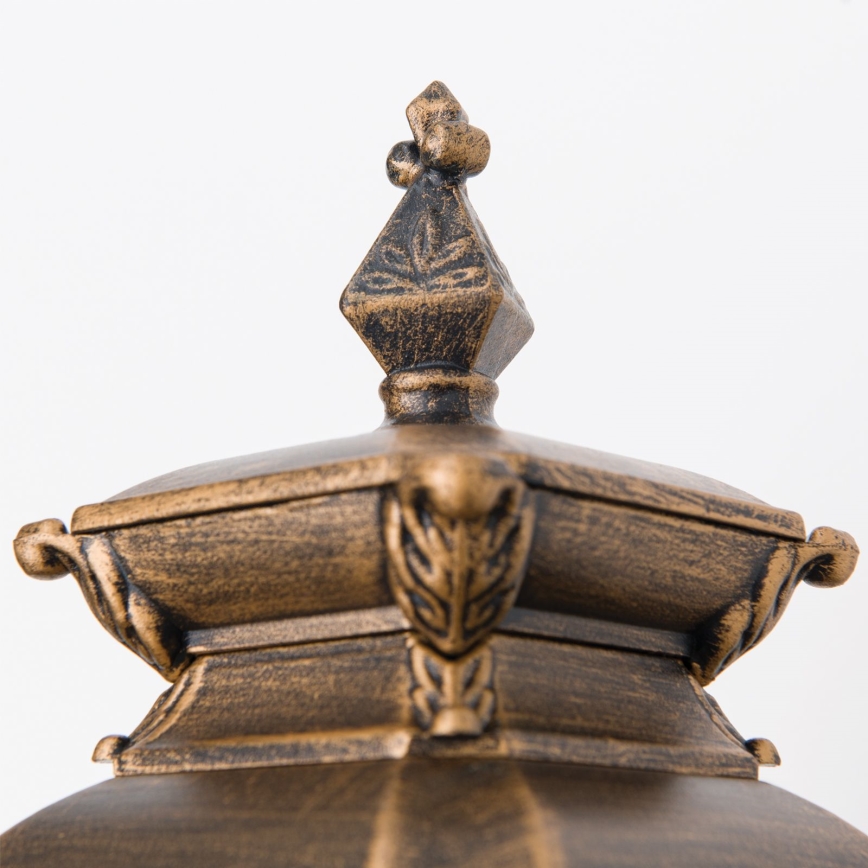 Buitenwandlamp AIKO 1xE27/60W/230V IP23 brons/patina