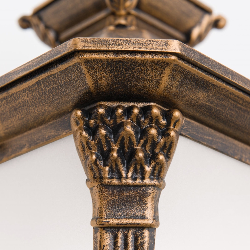 Buitenwandlamp AIKO 1xE27/60W/230V IP23 brons/patina