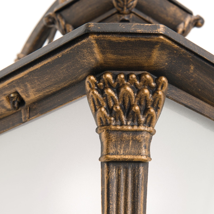 Buitenwandlamp AIKO 1xE27/60W/230V IP23 brons/patina