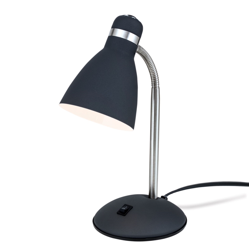 Bureaulamp SCHOOL 1xE27/40W/230V zwart/mat chroom