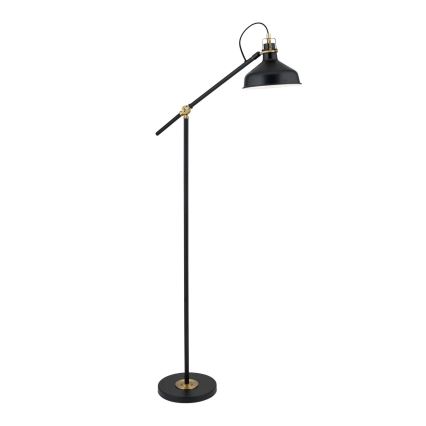 Staande Lamp SCHILLER 1xE27/40W/230V zwart/brons