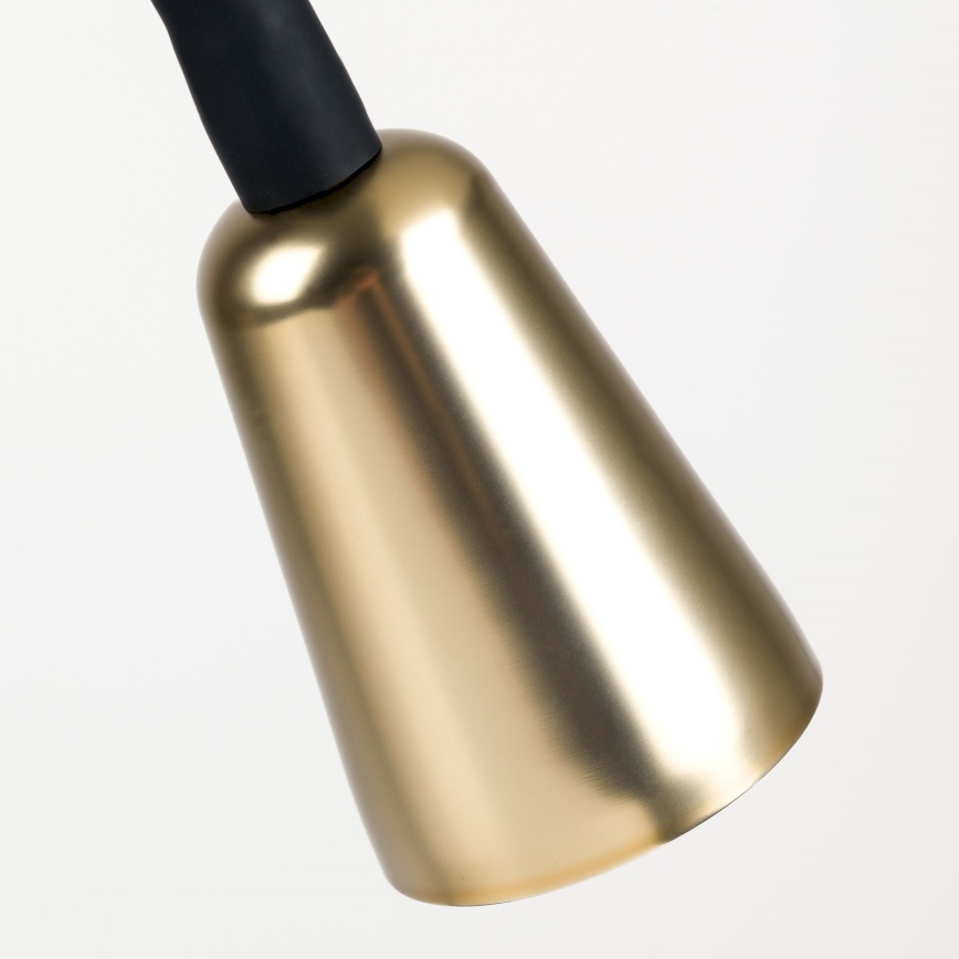 Dimbare flexibele tafellamp DOTTY 1xGU10/10W/230V zwart/messing