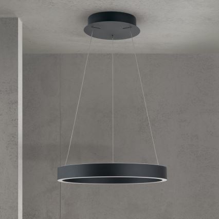 Orion - dimbare LED-hanglamp met kabel KOLK LED/40W/230V 2700/3000/4000K Ø 40 cm zwart