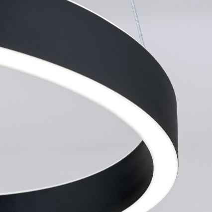 Orion - dimbare LED-hanglamp met kabel KOLK LED/40W/230V 2700/3000/4000K Ø 40 cm zwart