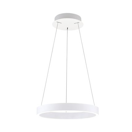 Dimbare LED-pendellamp aan kabel KOLK LED/40W/230V 2700/3000/4000K ø 40 cm wit