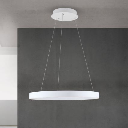 Orion - LED-dimbare hanglamp met kabel KOLK LED/60W/230V 2700/3000/4000K Ø 60 cm wit