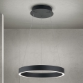 Orion - dimbare LED-hanglamp met kabel KOLK LED/40W/230V 2700/3000/4000K Ø 40 cm zwart