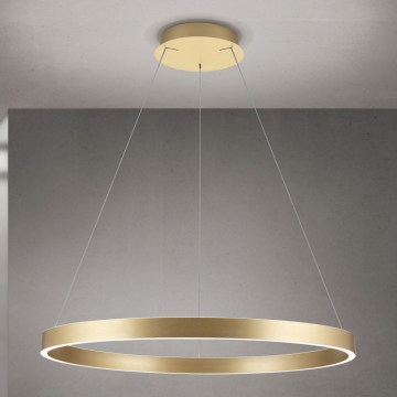 Orion - dimbare LED-kroonluchter met kabelophanging KOLK LED/80W/230V 2700/3000/4000K Ø 80 cm goudkleurig