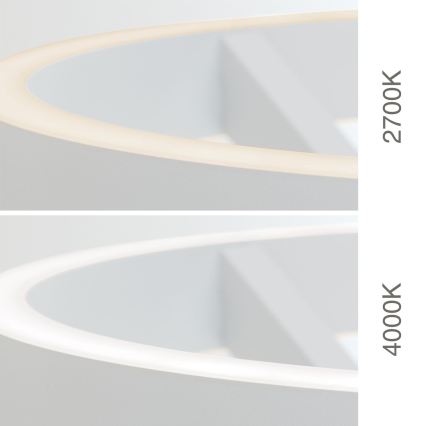 Dimbare LED-staande lamp KOLK LED/40W/230V 2700/4000K wit