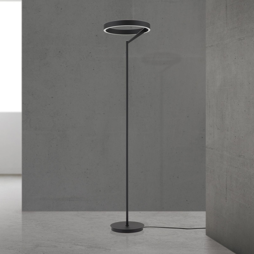 Dimbare LED-staande lamp KOLK LED/40W/230V 2700/4000K zwart