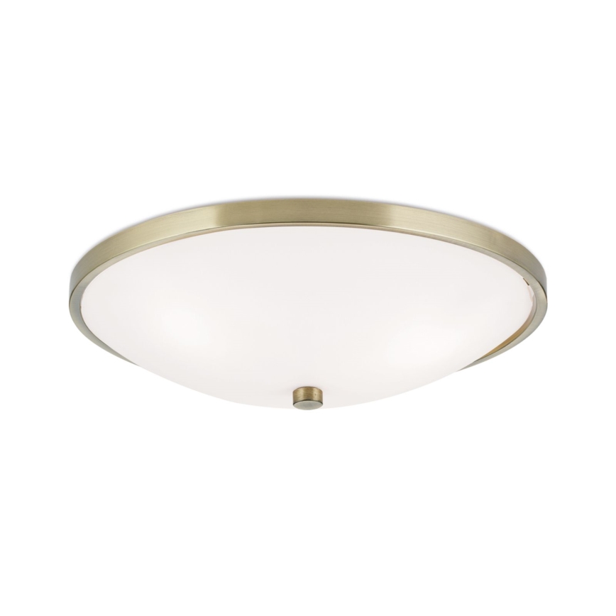 Plafondlamp AIDA 3xE27/60W/230V diameter 40 cm messing