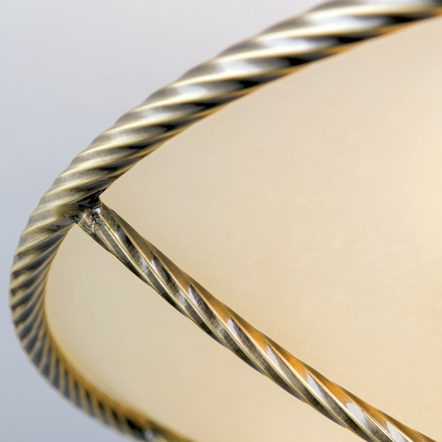 Hanglamp met vaste pendel MAURO 3xE27/60W/230V diameter 42 cm brons