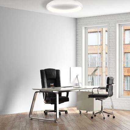 Dimbare LED plafondlamp VENUS LED/50W/230V diameter 61 cm wit