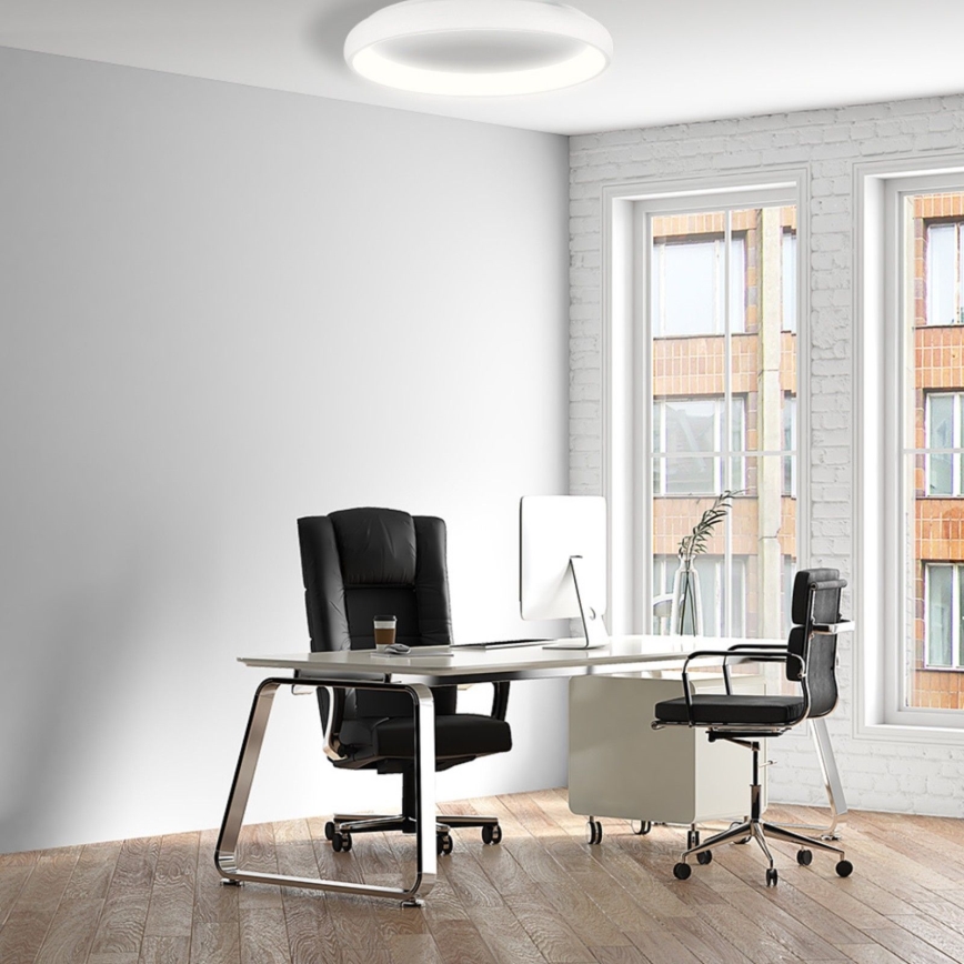 Dimbare LED plafondlamp VENUS LED/50W/230V diameter 61 cm wit