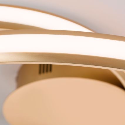 Dimbare LED Plafondlamp CIRCUS LED/30W/230V goud