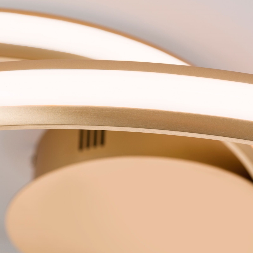 Dimbare LED Plafondlamp CIRCUS LED/30W/230V goud