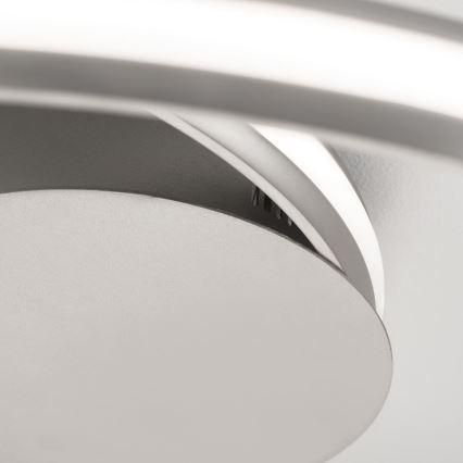 Dimbare LED Plafondlamp CIRCUS LED/30W/230V zilver