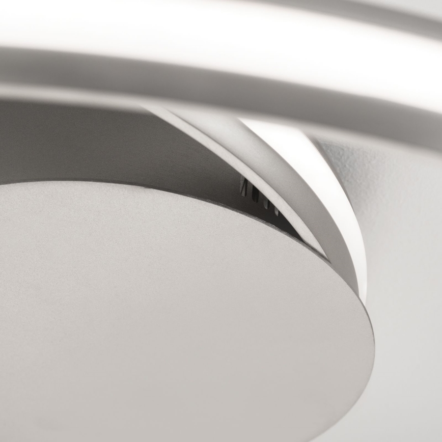 Dimbare LED Plafondlamp CIRCUS LED/30W/230V zilver