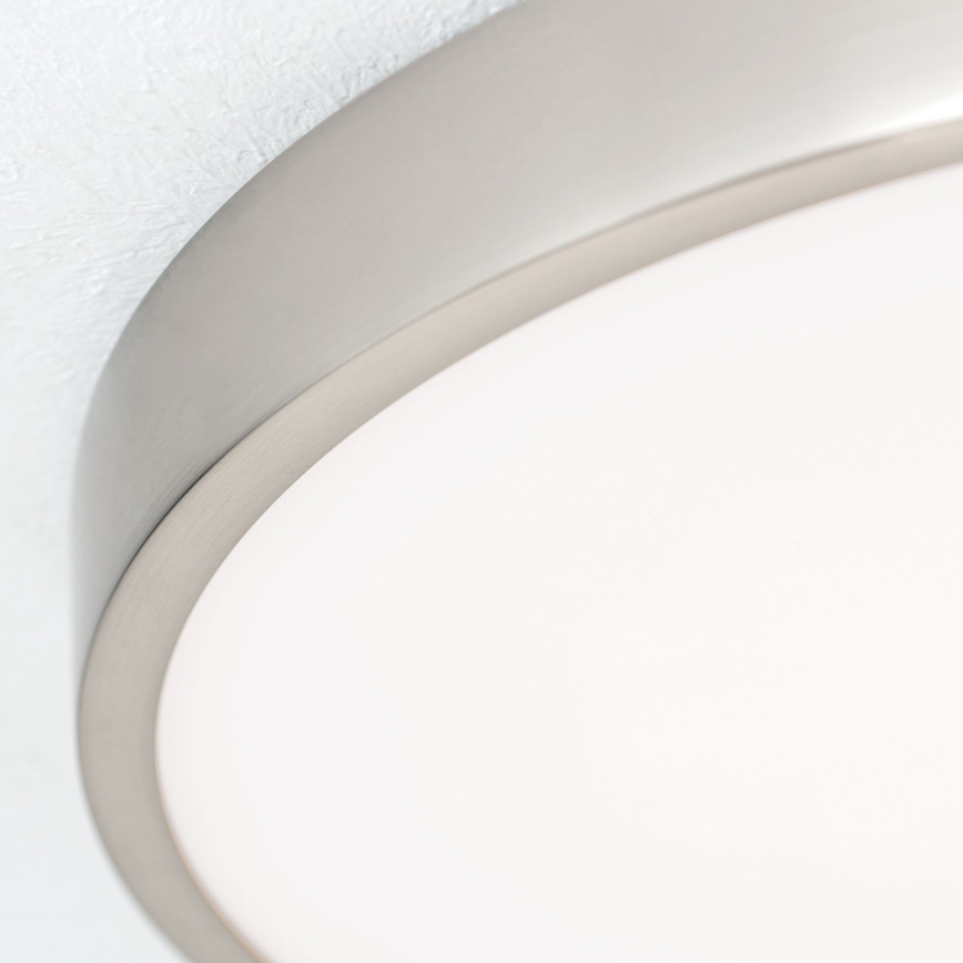 LED Plafondlamp BULLY LED/28W/230V diameter 28 cm mat chroom