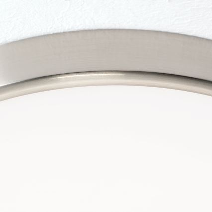 LED Plafondlamp BULLY LED/28W/230V diameter 28 cm mat chroom