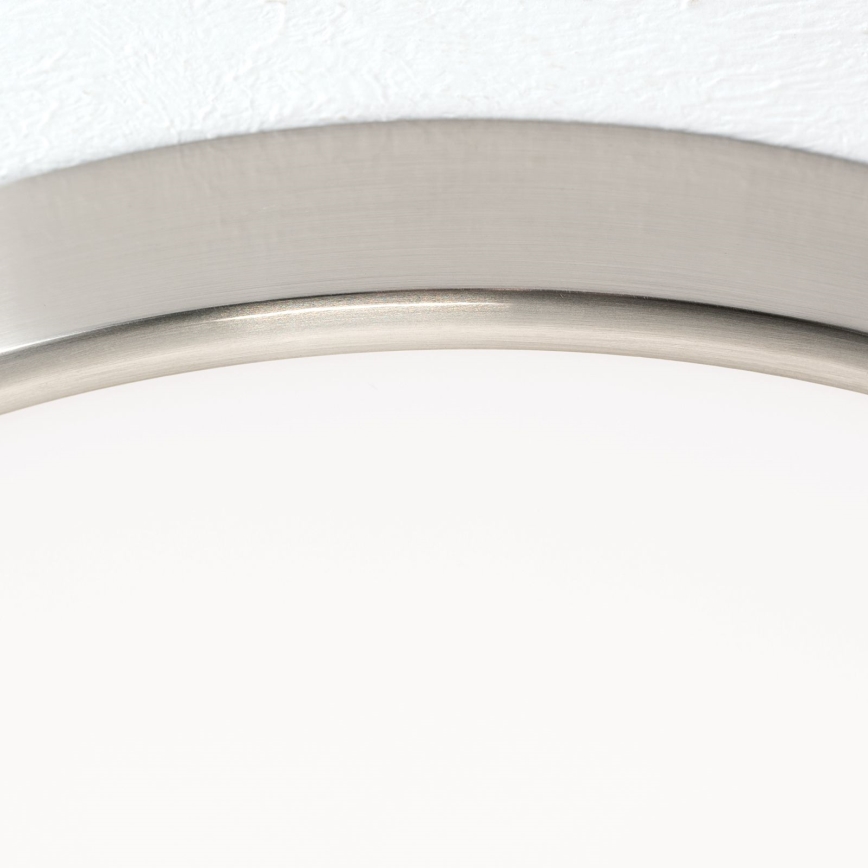 LED Plafondlamp BULLY LED/28W/230V diameter 28 cm mat chroom