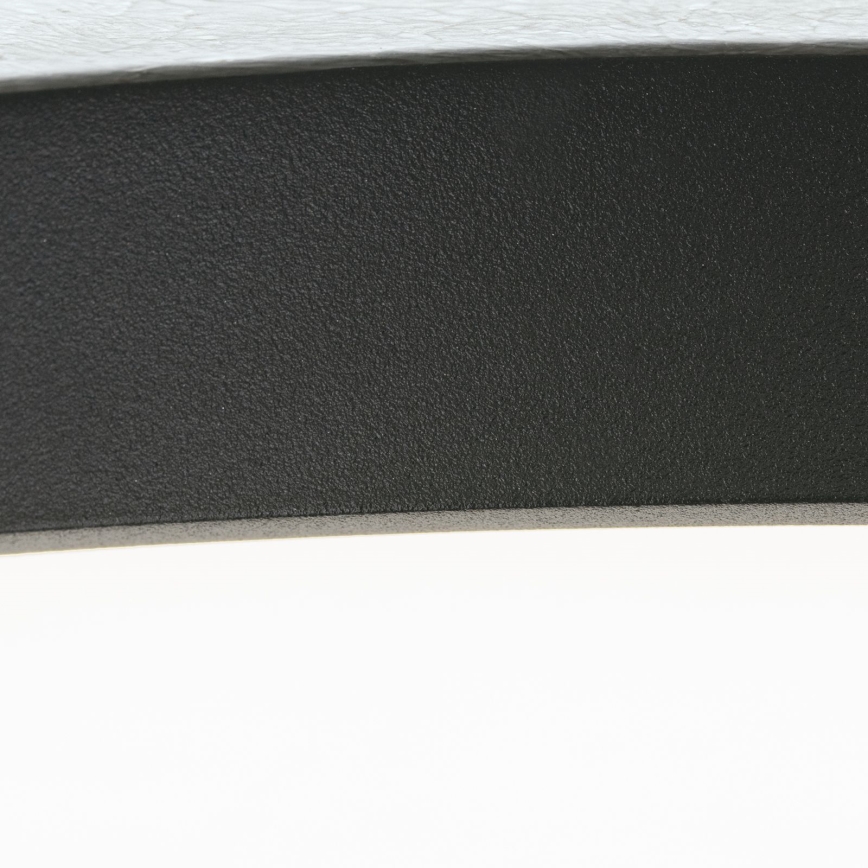 LED Plafondlamp BULLY LED/28W/230V diameter 28 cm zwart