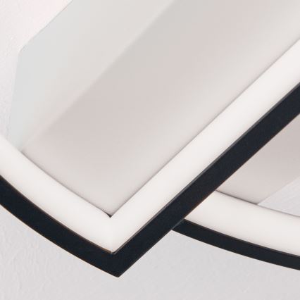 Dimbare LED Plafondlamp OLGA LED/28W/230V zwart/wit