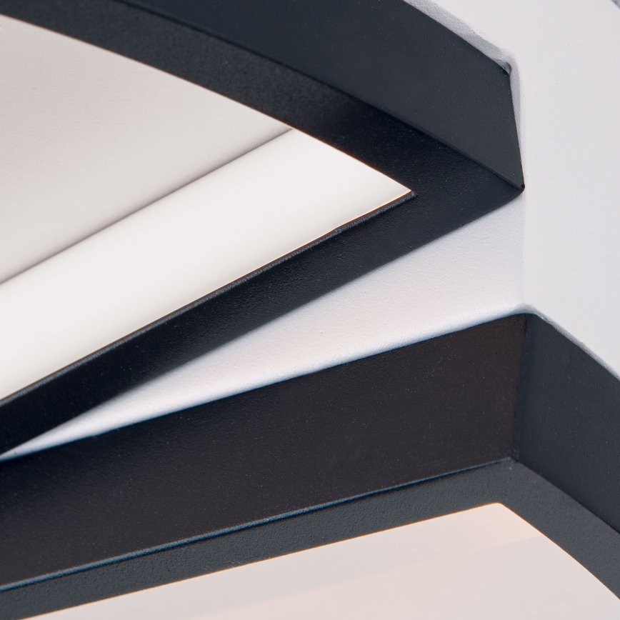 LED Dimbaar Plafondlamp OLGA LED/28W/230V zwart/wit