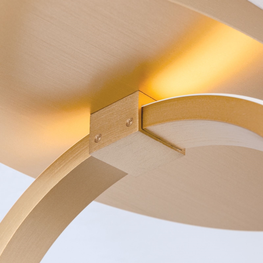 Dimbare LED bevestigde hanglamp CIRCUS LED/30W/230V goud