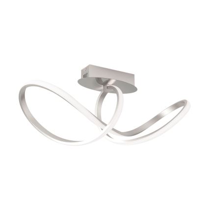 Dimbare LED bevestigde hanglamp CIRCUS LED/30W/230V mat chroom