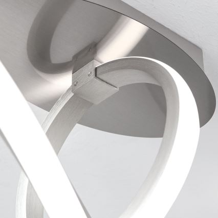Dimbare LED bevestigde hanglamp CIRCUS LED/30W/230V mat chroom