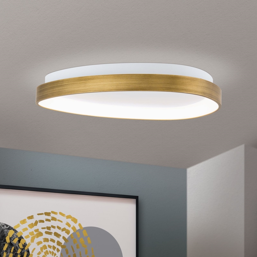LED Plafondlamp CHARLIE LED/35W/230V diameter 45 cm goud