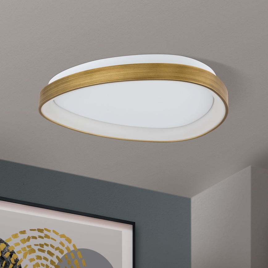 LED Plafondlamp CHARLIE LED/35W/230V diameter 45 cm goud