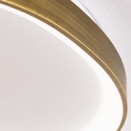 LED Plafondlamp CHARLIE LED/48W/230V diameter 65 cm goud
