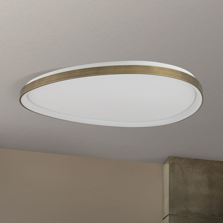 LED Plafondlamp CHARLIE LED/72W/230V diameter 80 cm goud