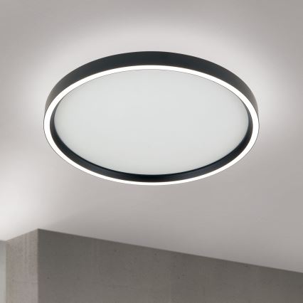 Dimbare LED Plafondlamp MASCA LED/36W/230V 2700/3350/4000K diameter 40 cm zwart