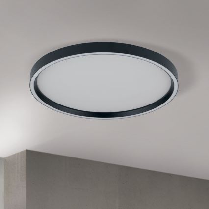 Dimbare LED Plafondlamp MASCA LED/36W/230V 2700/3350/4000K diameter 40 cm zwart