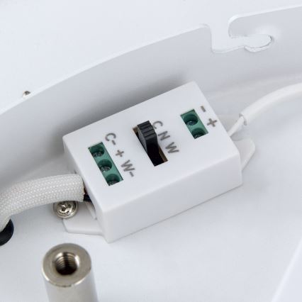 LED Dimbaar Plafondlamp MASCA LED/36W/230V 2700/3350/4000K Ø 40 cm zwart