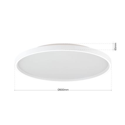 Dimbare LED Plafondlamp MASCA LED/47W/230V 2700/3350/4000K diameter 60 cm wit
