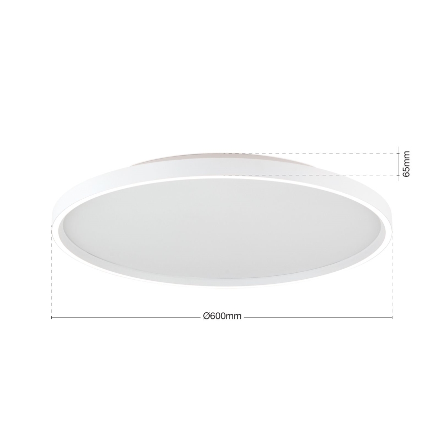 Dimbare LED Plafondlamp MASCA LED/47W/230V 2700/3350/4000K diameter 60 cm wit