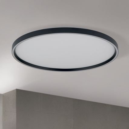Dimbare LED Plafondlamp MASCA LED/47W/230V 2700/3350/4000K diameter 60 cm zwart