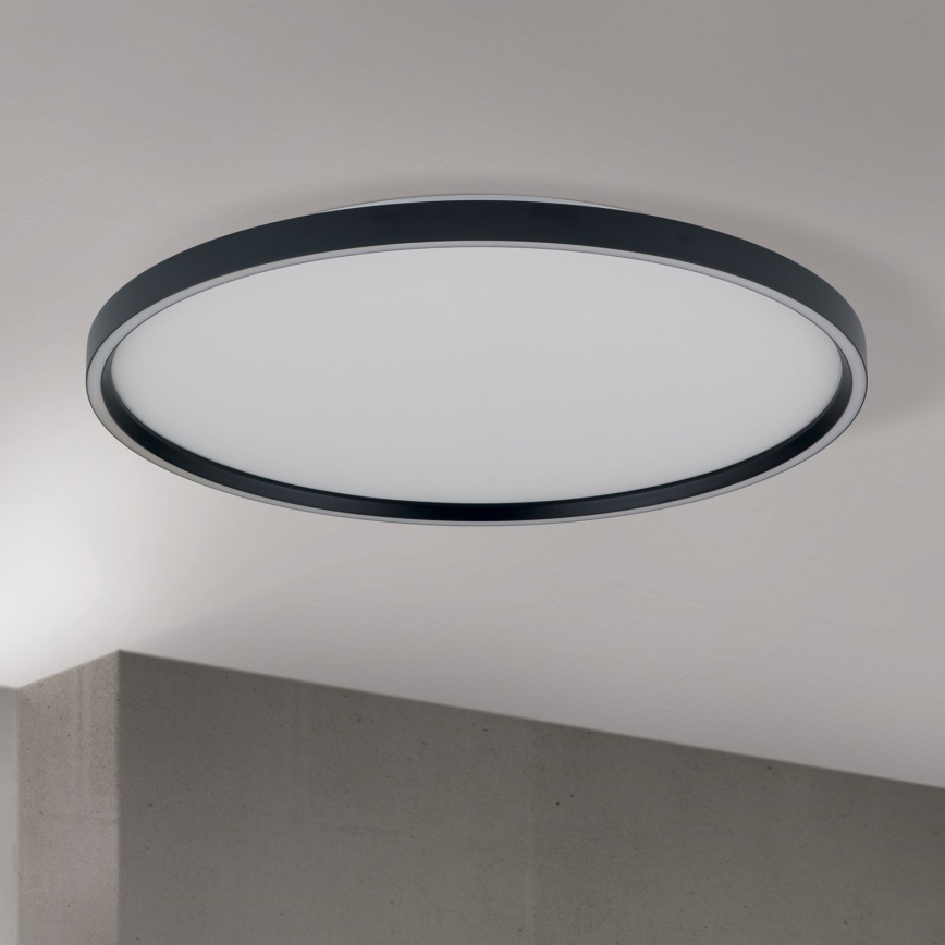 Dimbare LED Plafondlamp MASCA LED/47W/230V 2700/3350/4000K diameter 60 cm zwart