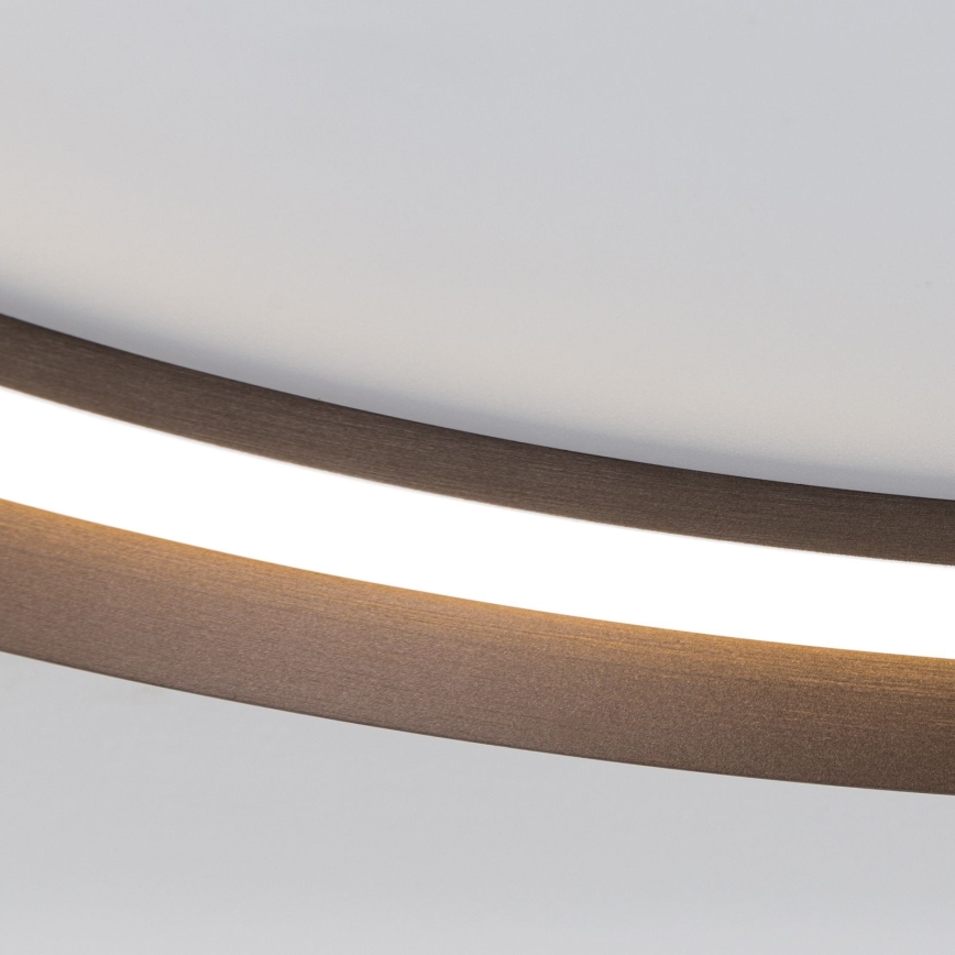 LED Dimbaar Plafondlamp MANTA LED/38W/230V 2700/3000/4000K Ø 45 cm bruin