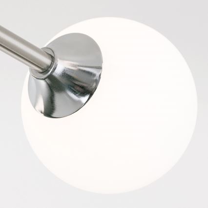 Bevestigde hanglamp SNOWWHITE 6xG9/20W/230V diameter 84 cm mat chroom