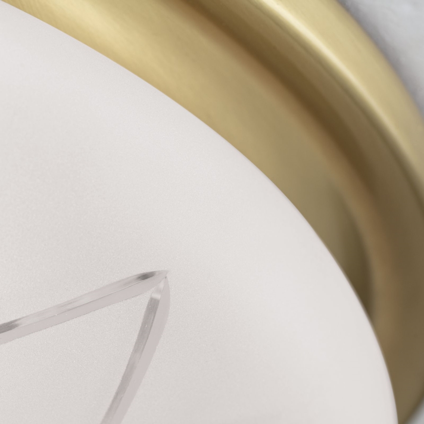 Plafondlamp PORTO 2xE27/40W/230V diameter 37 cm goud